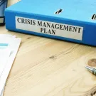 Image of crisis management plan binder