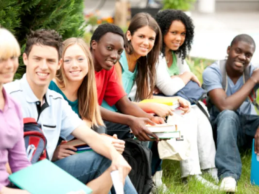 Group of students outdoors