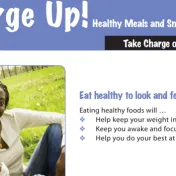 Charge Up! Healthy Meals and Snacks for Teens