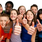 Group of students standing together